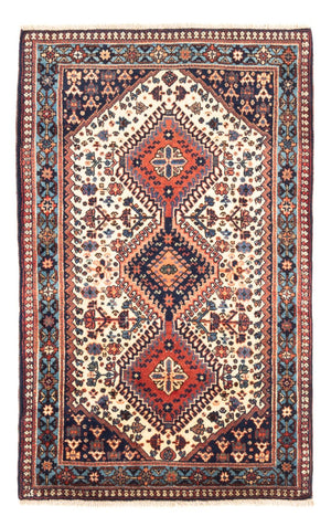 Alfombra persa - Nómada - 128 x 82 cm - crema