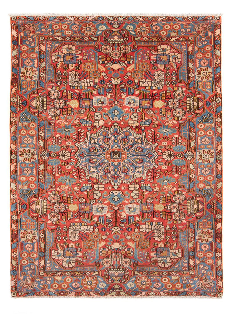 Alfombra persa - Nómada - 225 x 157 cm - rojo claro