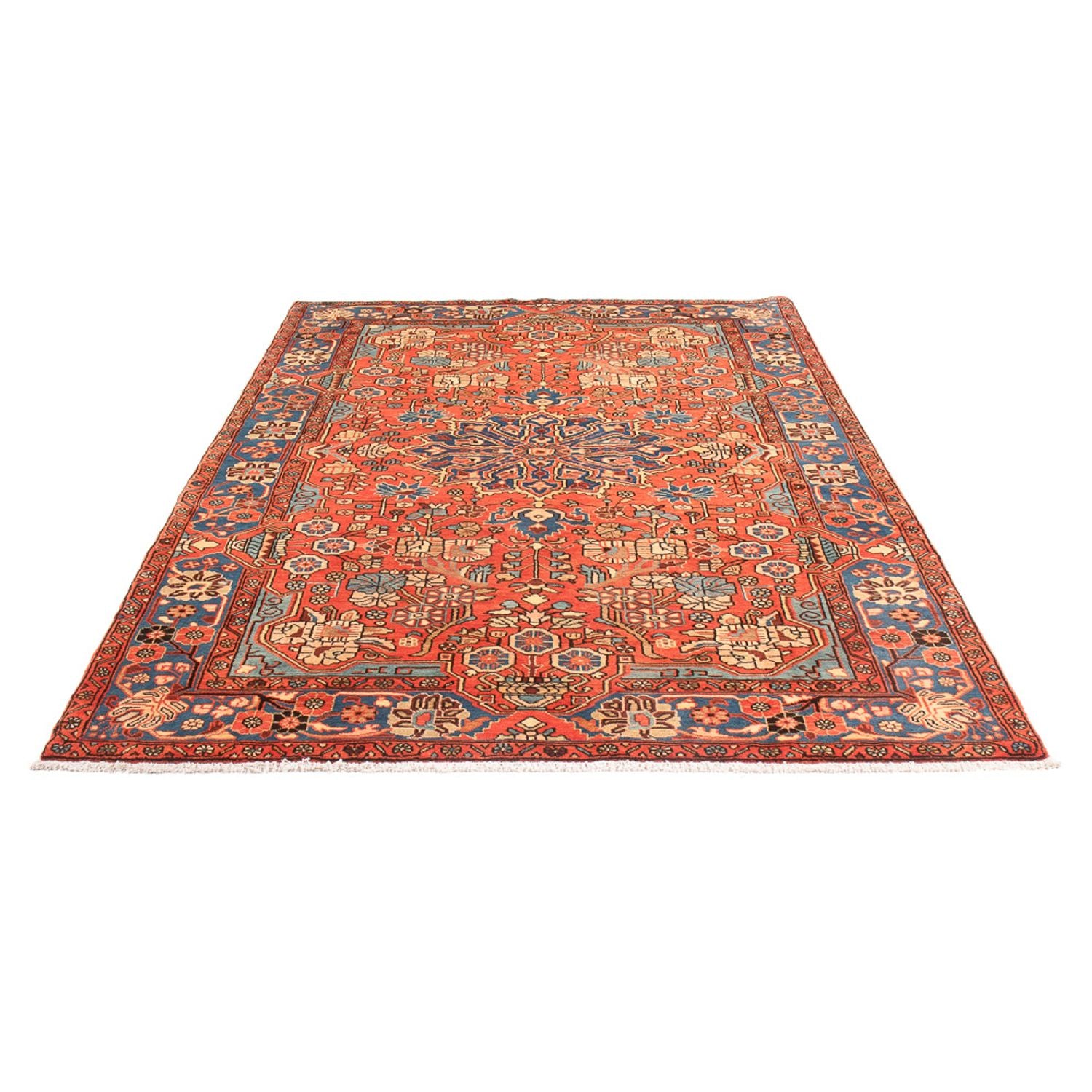 Alfombra persa - Nómada - 245 x 155 cm - naranja