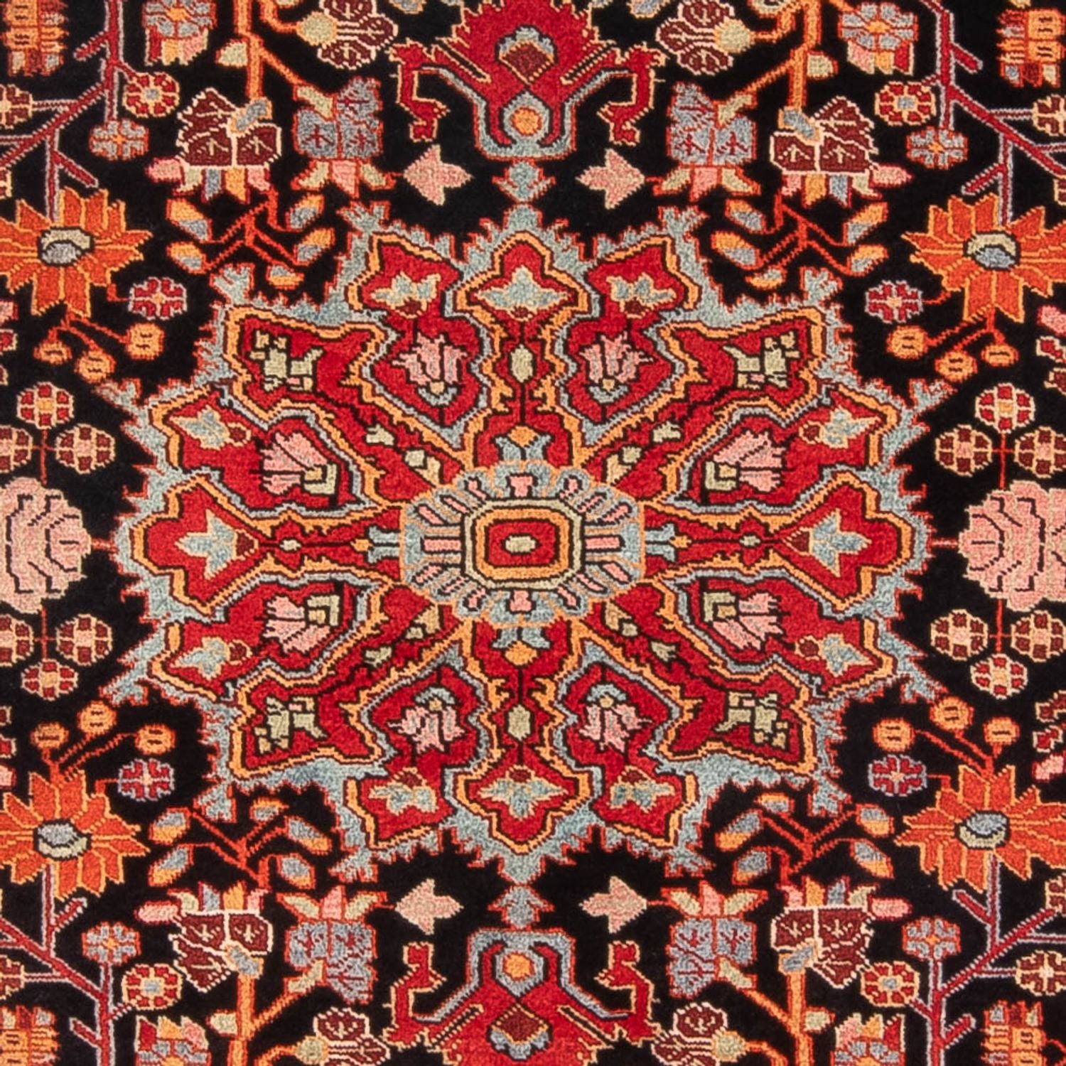 Alfombra persa - Nómada - 230 x 157 cm - rojo claro