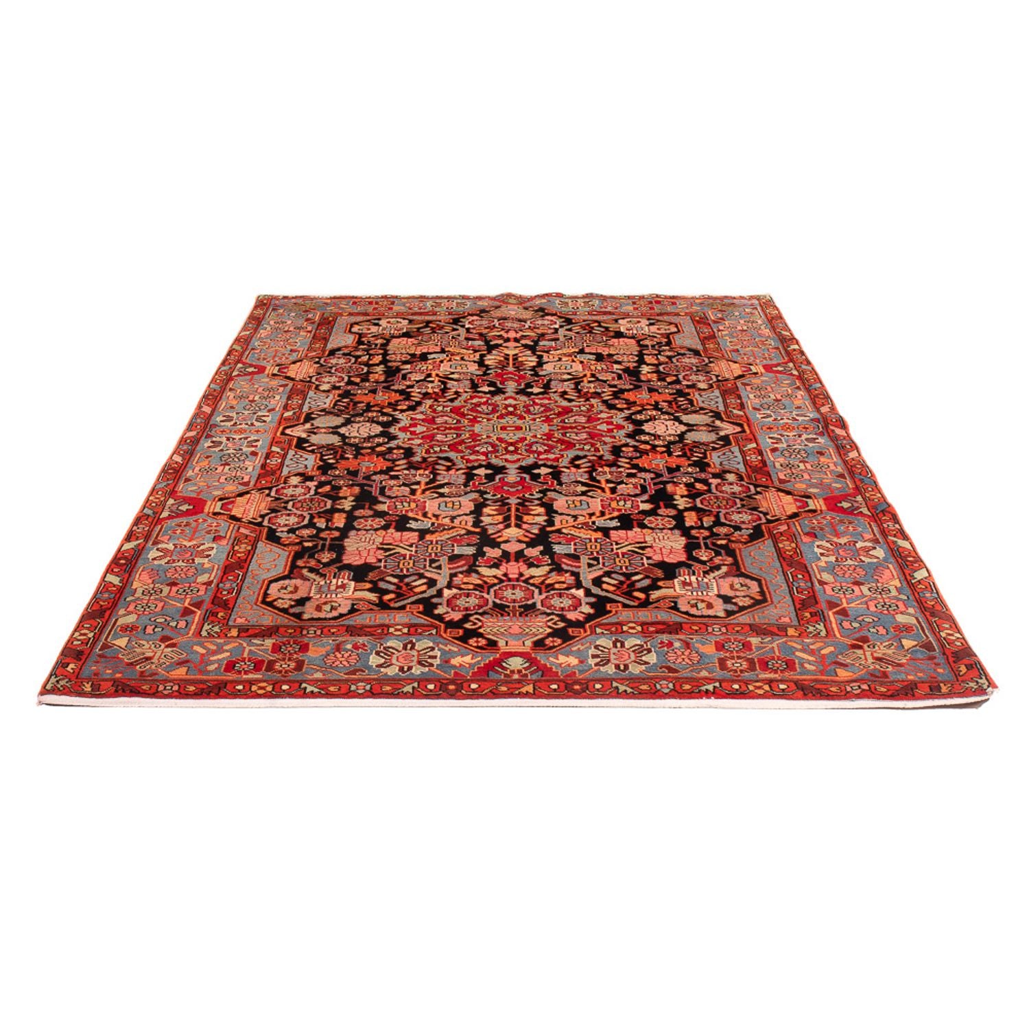 Alfombra persa - Nómada - 230 x 157 cm - rojo claro