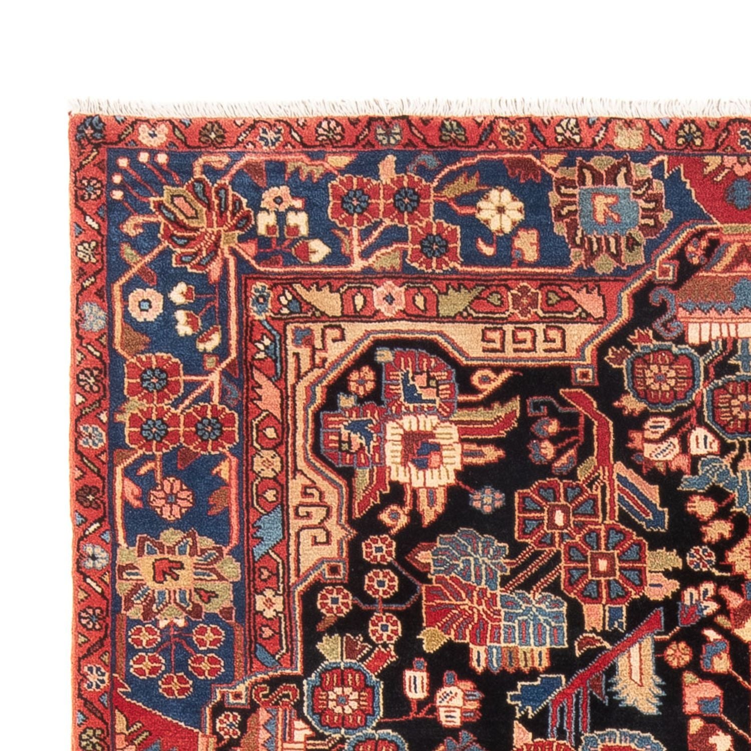 Alfombra persa - Nómada - 242 x 158 cm - rojo claro