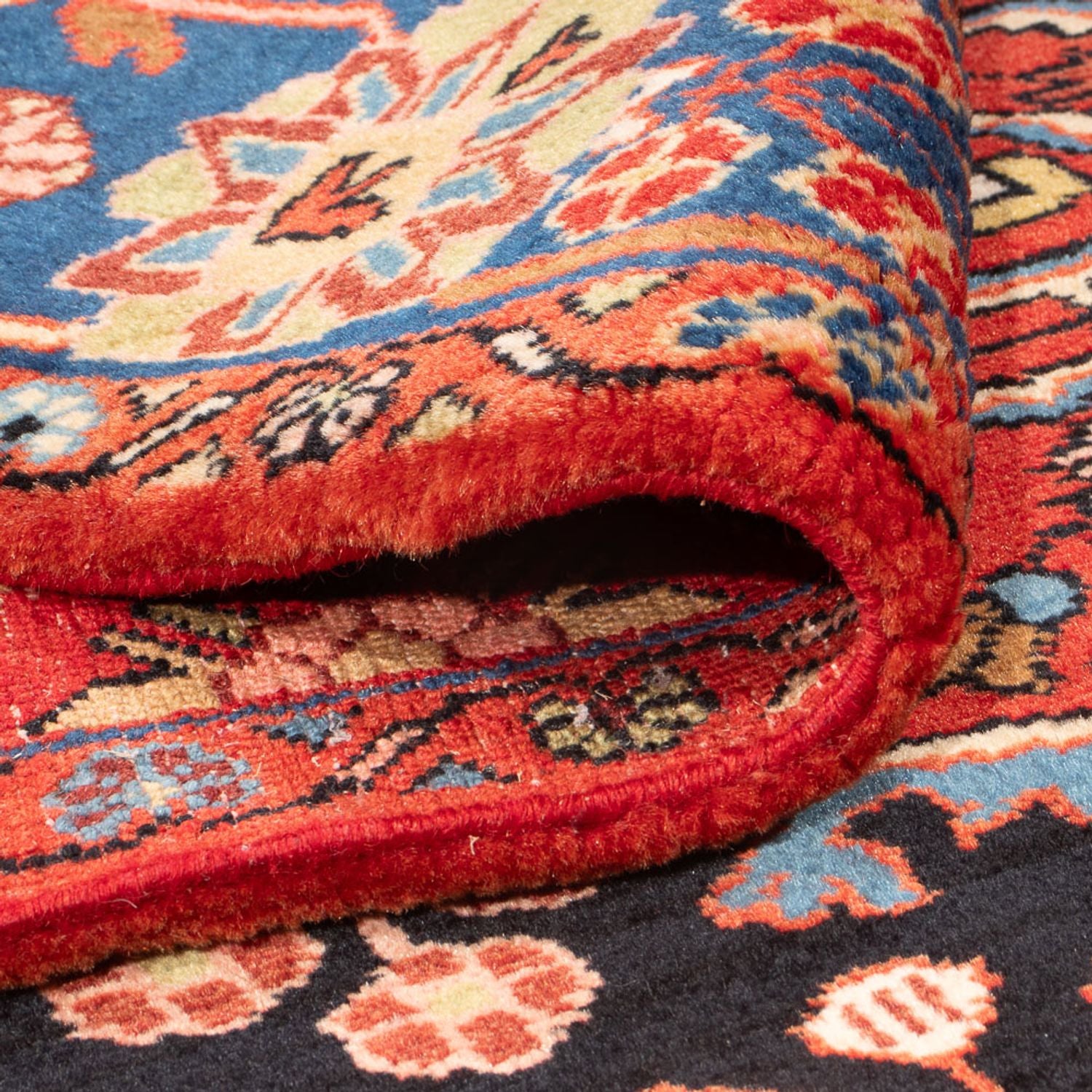 Alfombra persa - Nómada - 242 x 158 cm - rojo claro