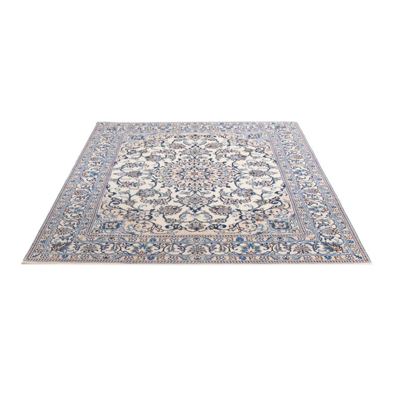 Alfombra Persa - Nain - Real - 201 x 148 cm - crema