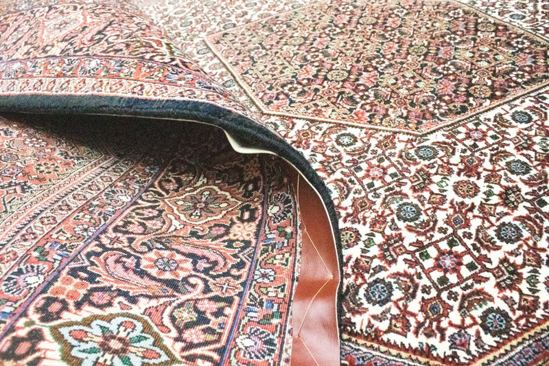 Alfombra persa - Bidjar - 307 x 205 cm - rojo