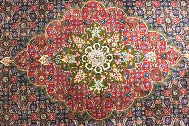 Alfombra persa - Bidjar - 316 x 210 cm - azul