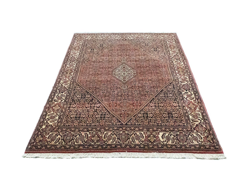 Alfombra persa - Bidjar - 230 x 137 cm - rojo