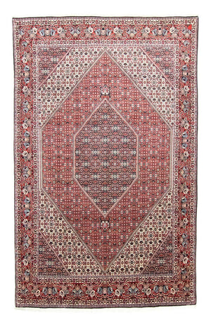Alfombra persa - Bidjar - 308 x 200 cm - rojo