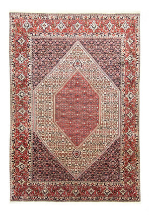 Alfombra persa - Bidjar - 302 x 203 cm - rojo