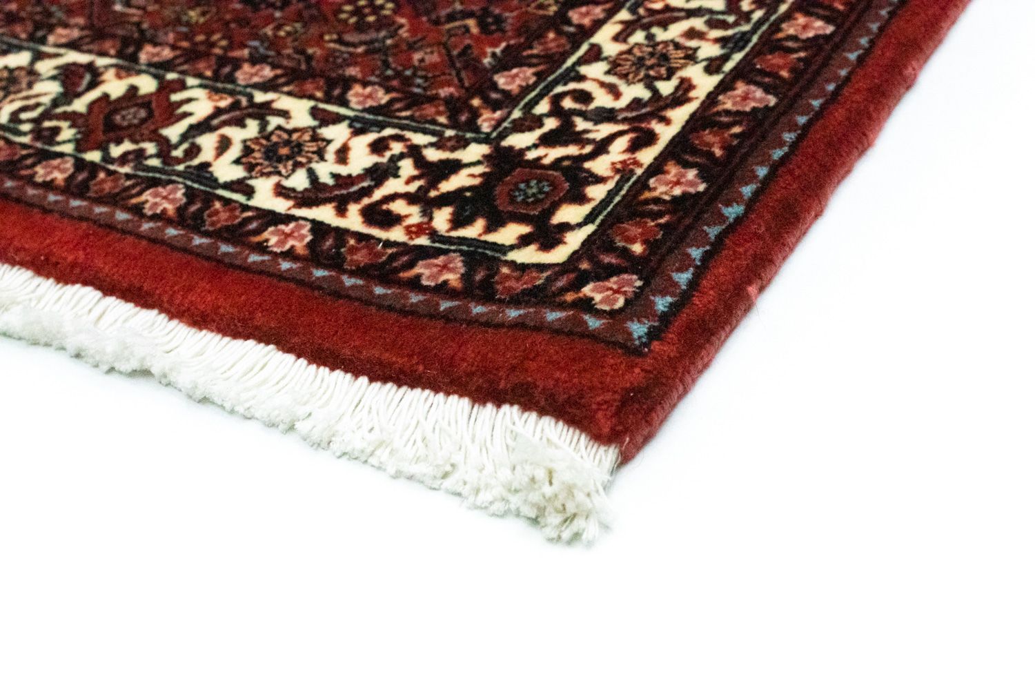 Alfombra de pasillo Alfombra persa - Bidjar - 230 x 78 cm - rojo vino