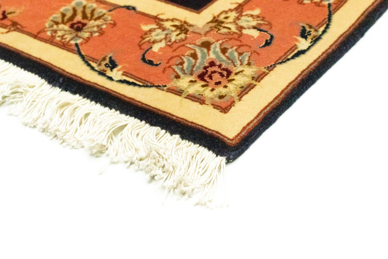Alfombra de pasillo Alfombra Persa - Tabriz - Real - 200 x 75 cm - salmón