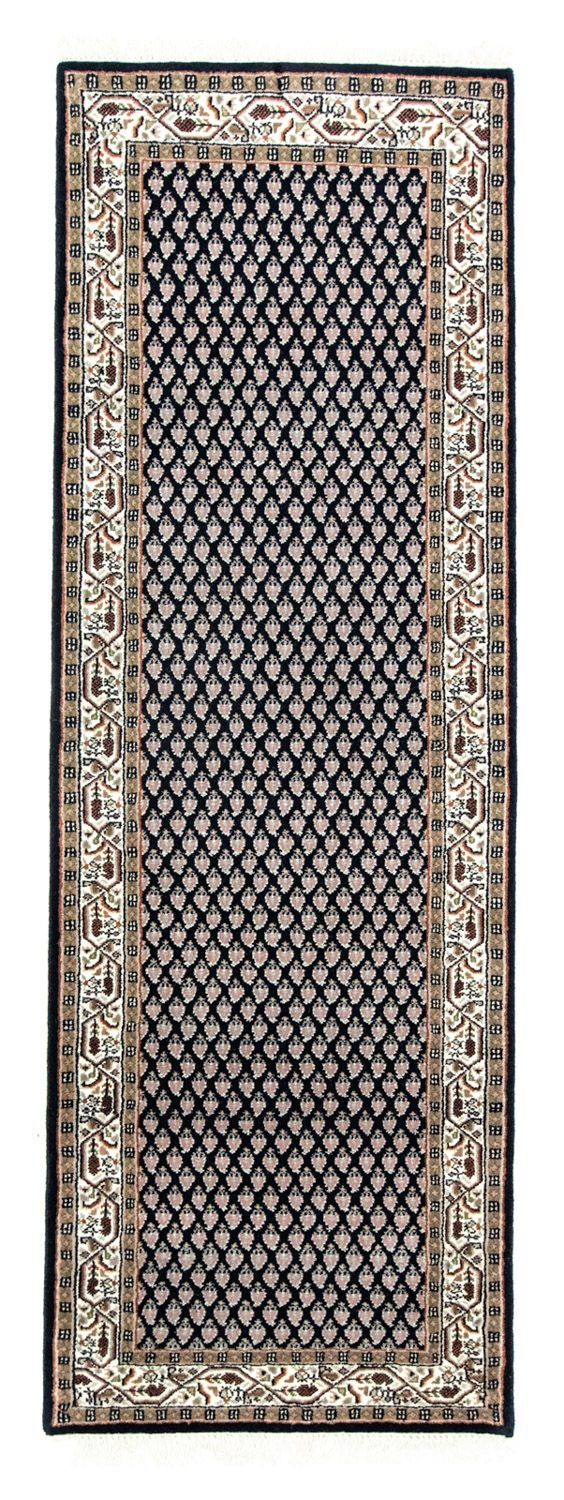 Alfombra de pasillo Alfombra persa - Mir - 244 x 83 cm - azul oscuro
