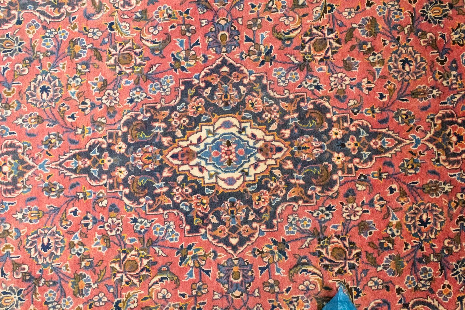 Alfombra persa - Keshan - 224 x 139 cm - óxido