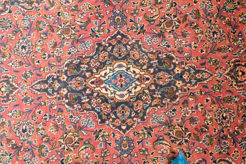 Alfombra persa - Keshan - 224 x 139 cm - óxido