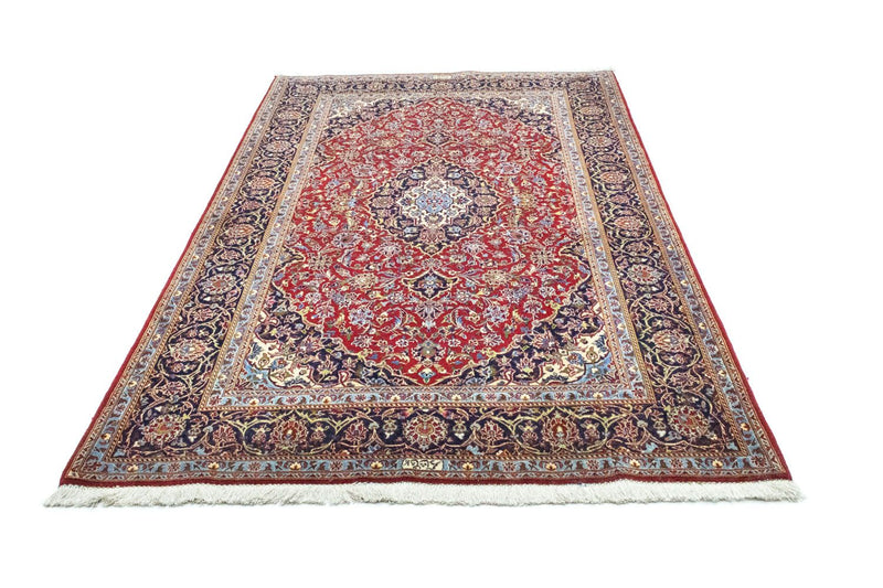 Alfombra persa - Keshan - 228 x 142 cm - rojo