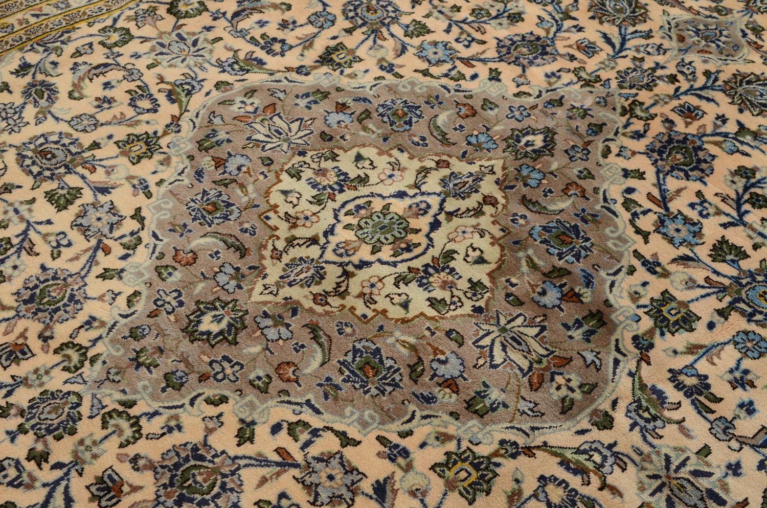 Alfombra persa - Keshan - 341 x 237 cm - beige