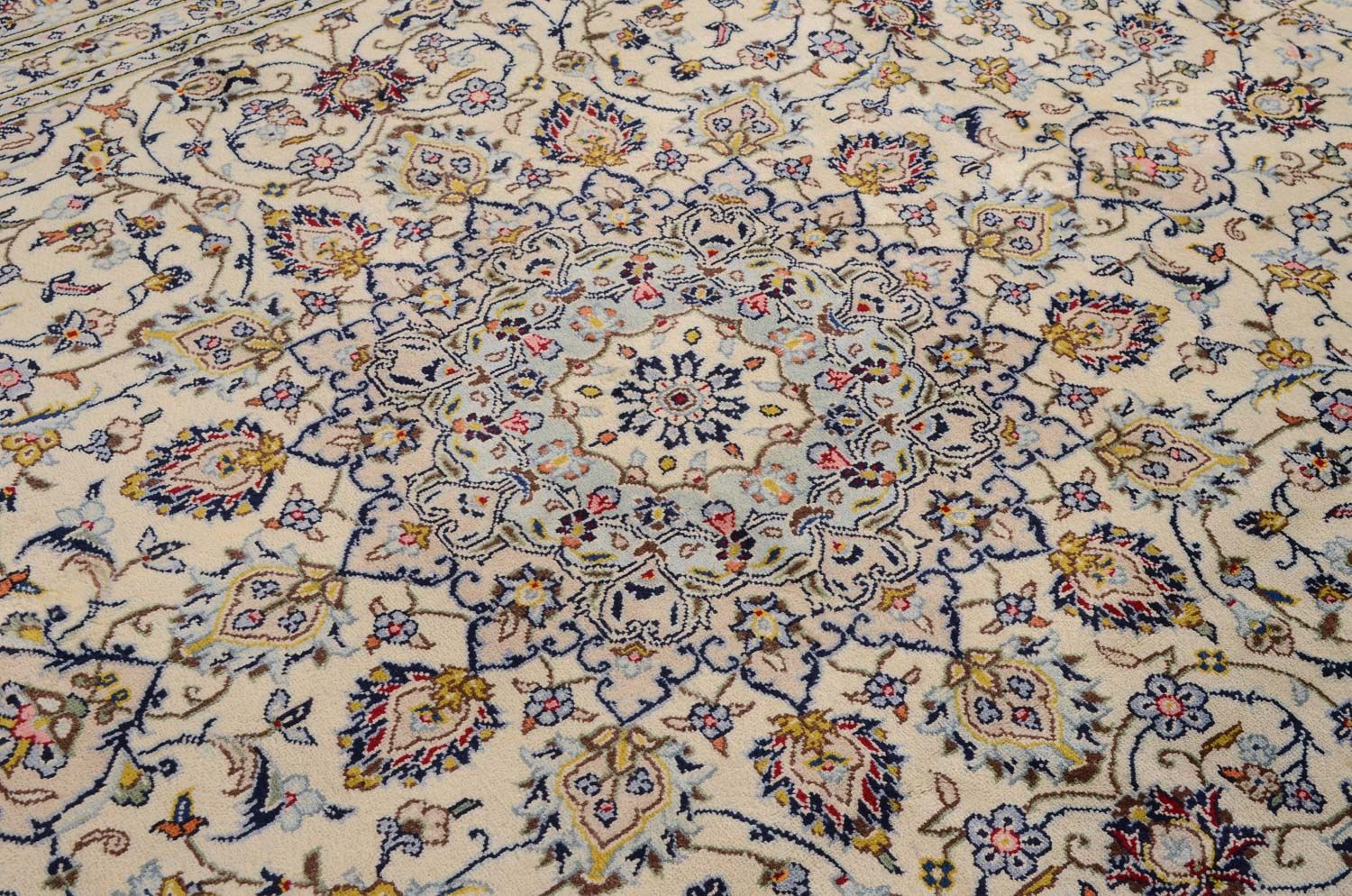 Alfombra persa - Keshan - 361 x 247 cm - beige