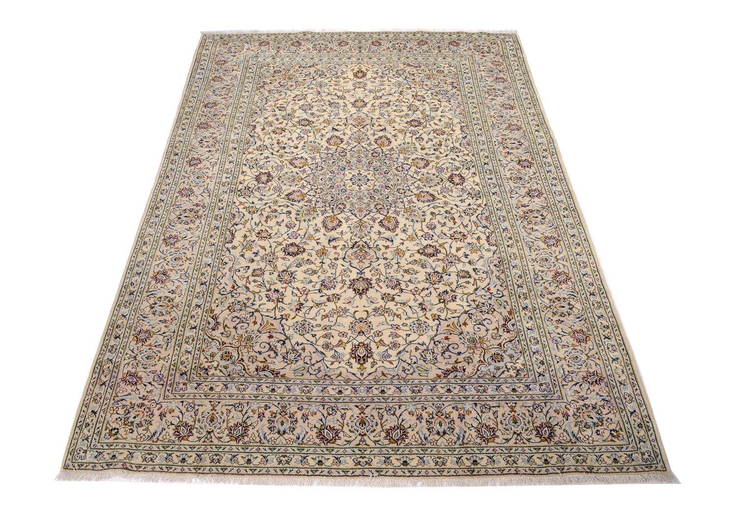 Alfombra persa - Keshan - 361 x 247 cm - beige