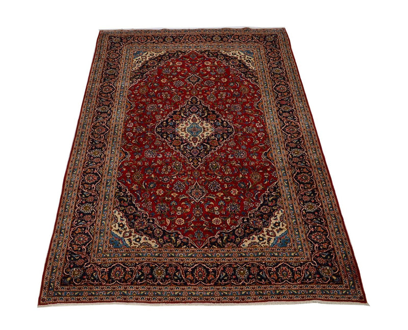 Alfombra persa - Keshan - 365 x 253 cm - rojo