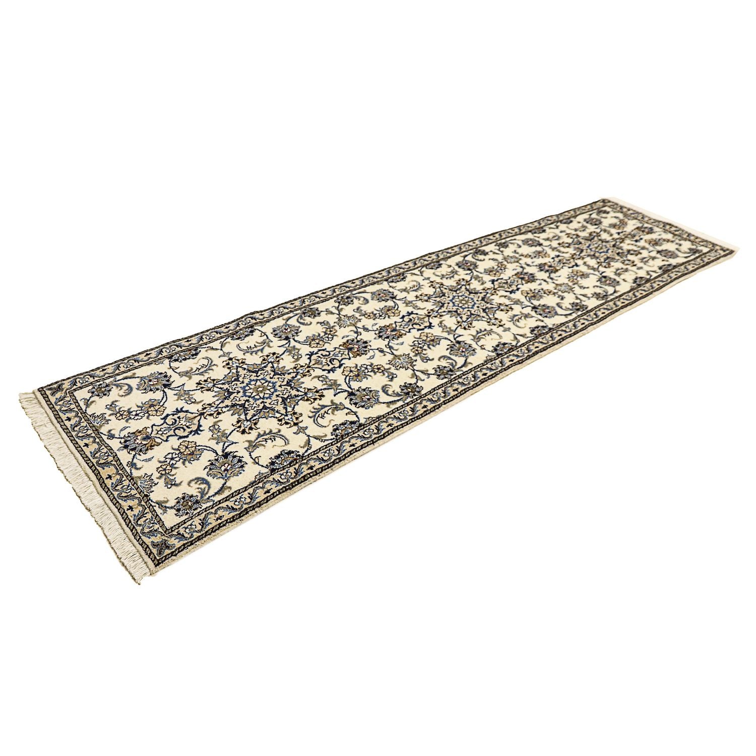 Alfombra de pasillo Alfombra persa - Nain - 293 x 80 cm - beige