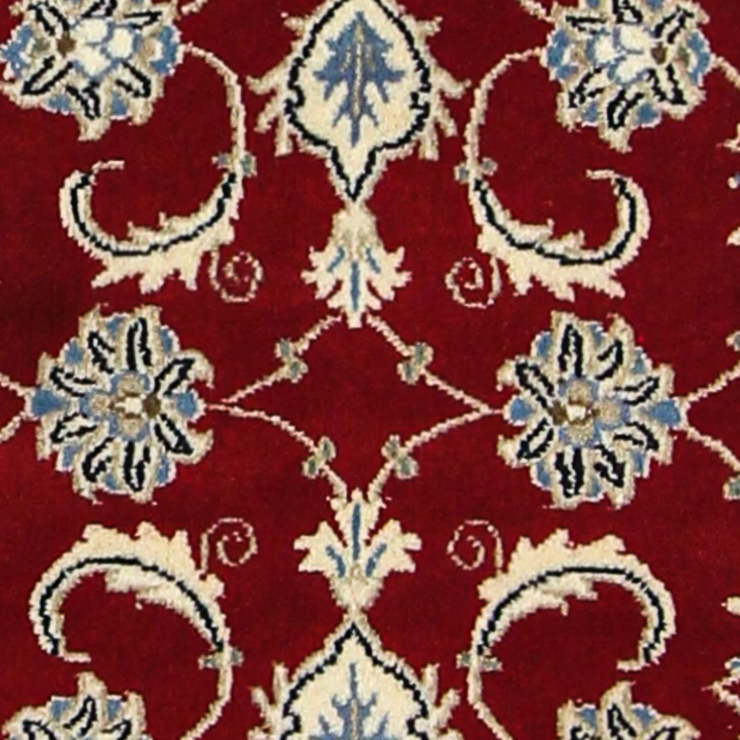 Alfombra de pasillo Alfombra persa - Nain - 188 x 60 cm - rojo oscuro