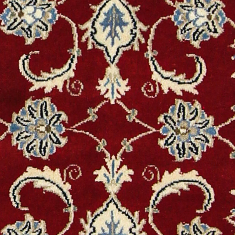 Alfombra de pasillo Alfombra persa - Nain - 188 x 60 cm - rojo oscuro