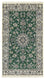 Alfombra persa - Nain - 203 x 115 cm - verde oscuro