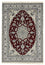 Alfombra persa - Nain - 238 x 165 cm - rojo oscuro