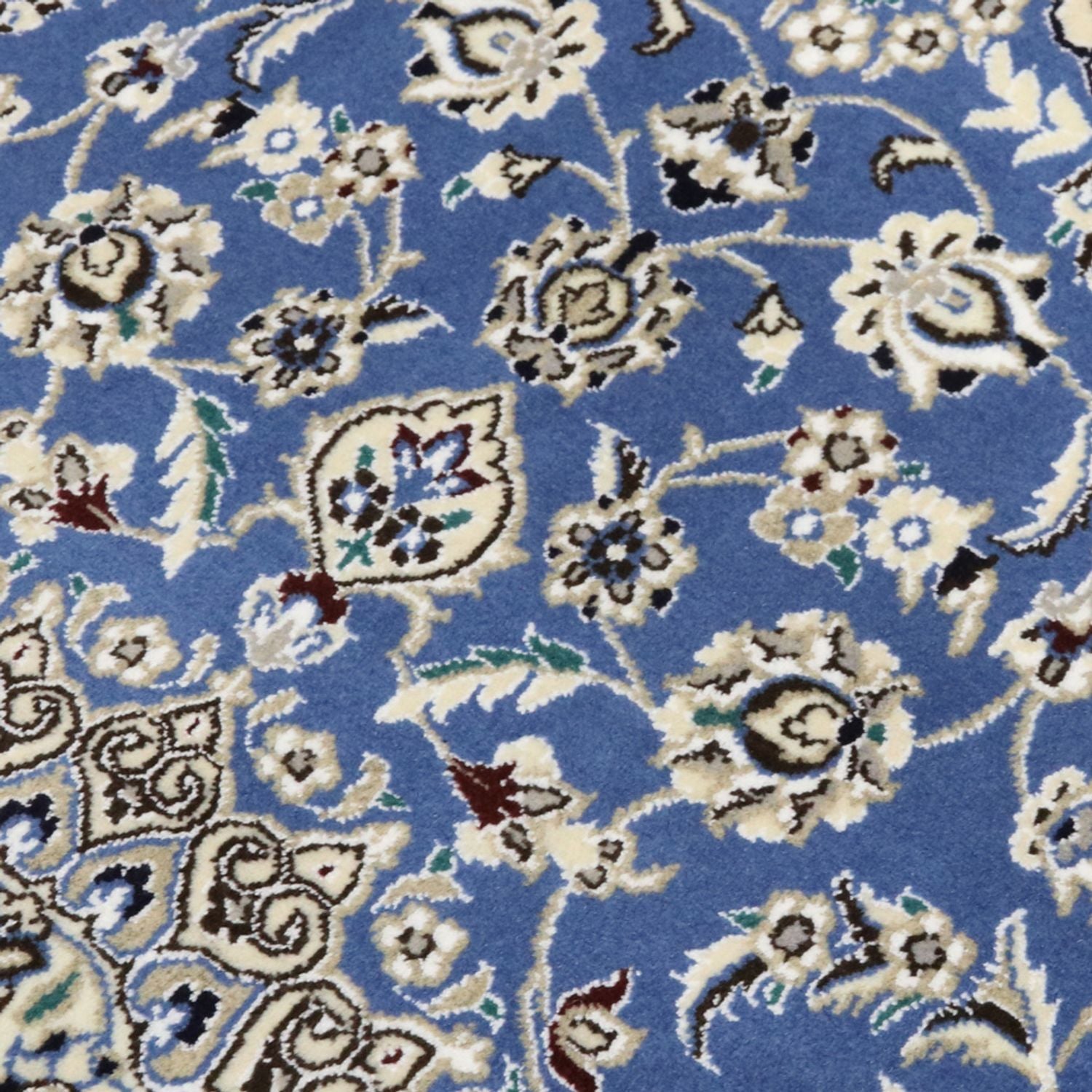 Alfombra Persa - Nain - Real - 134 x 89 cm - azul