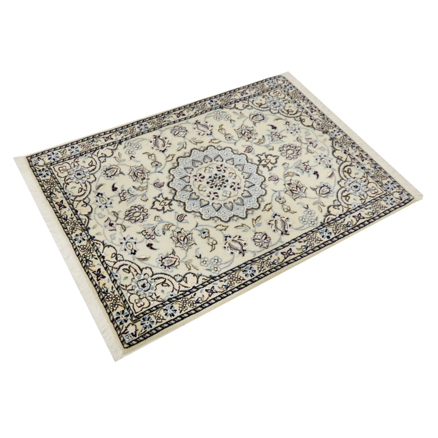 Alfombra Persa - Nain - Real - 97 x 70 cm - beige