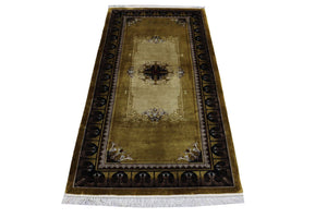 Alfombra china - 190 x 90 cm - verde