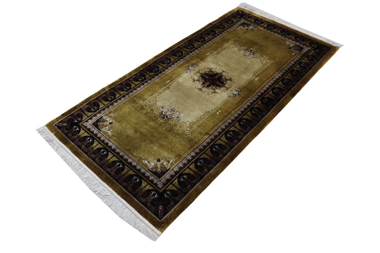 Alfombra china - 190 x 90 cm - verde