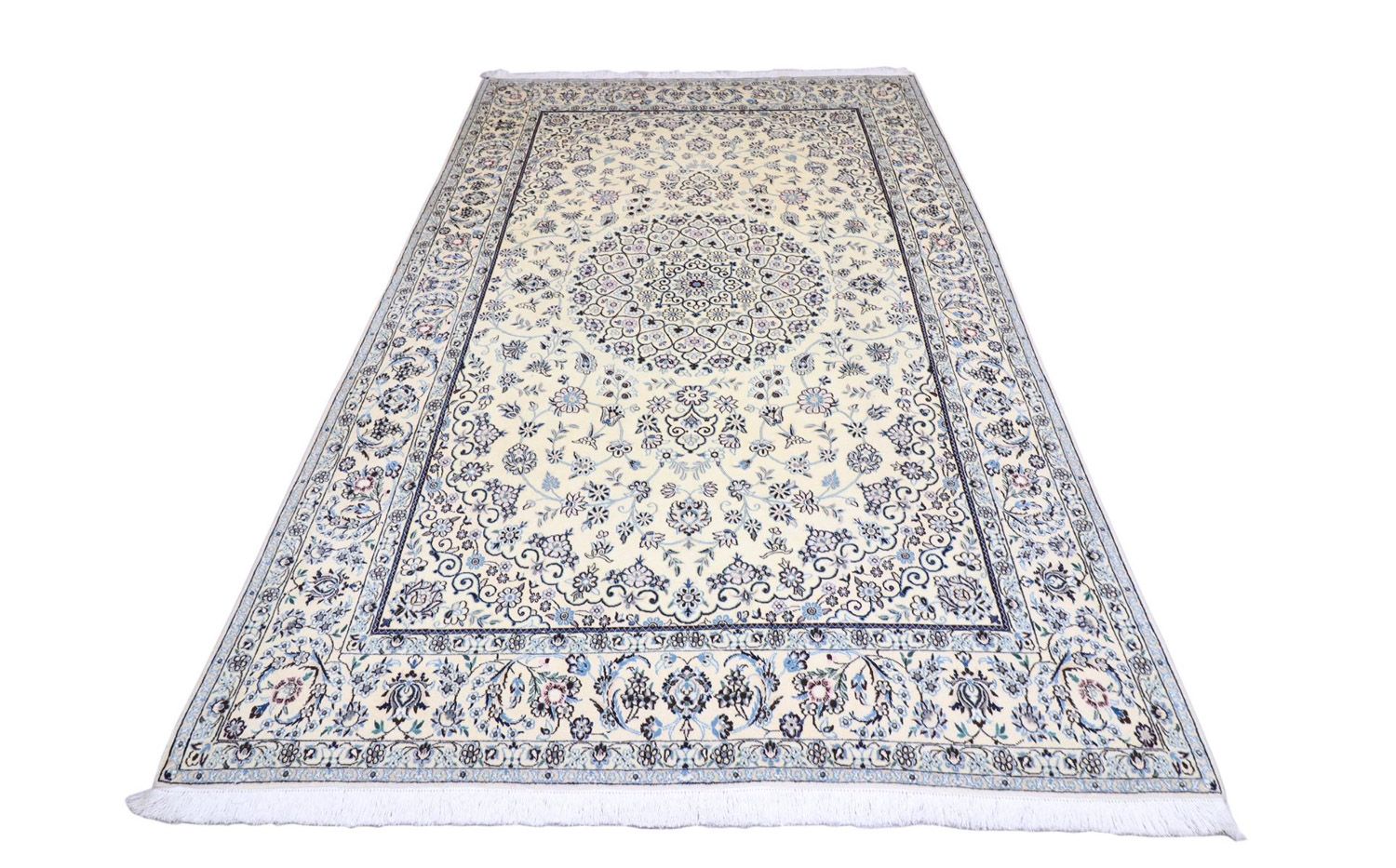 Alfombra persa - Nain - 307 x 200 cm - beige