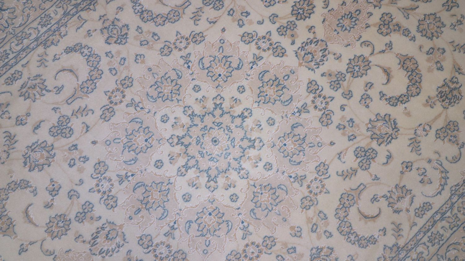 Alfombra persa - Nain - 332 x 206 cm - marrón claro