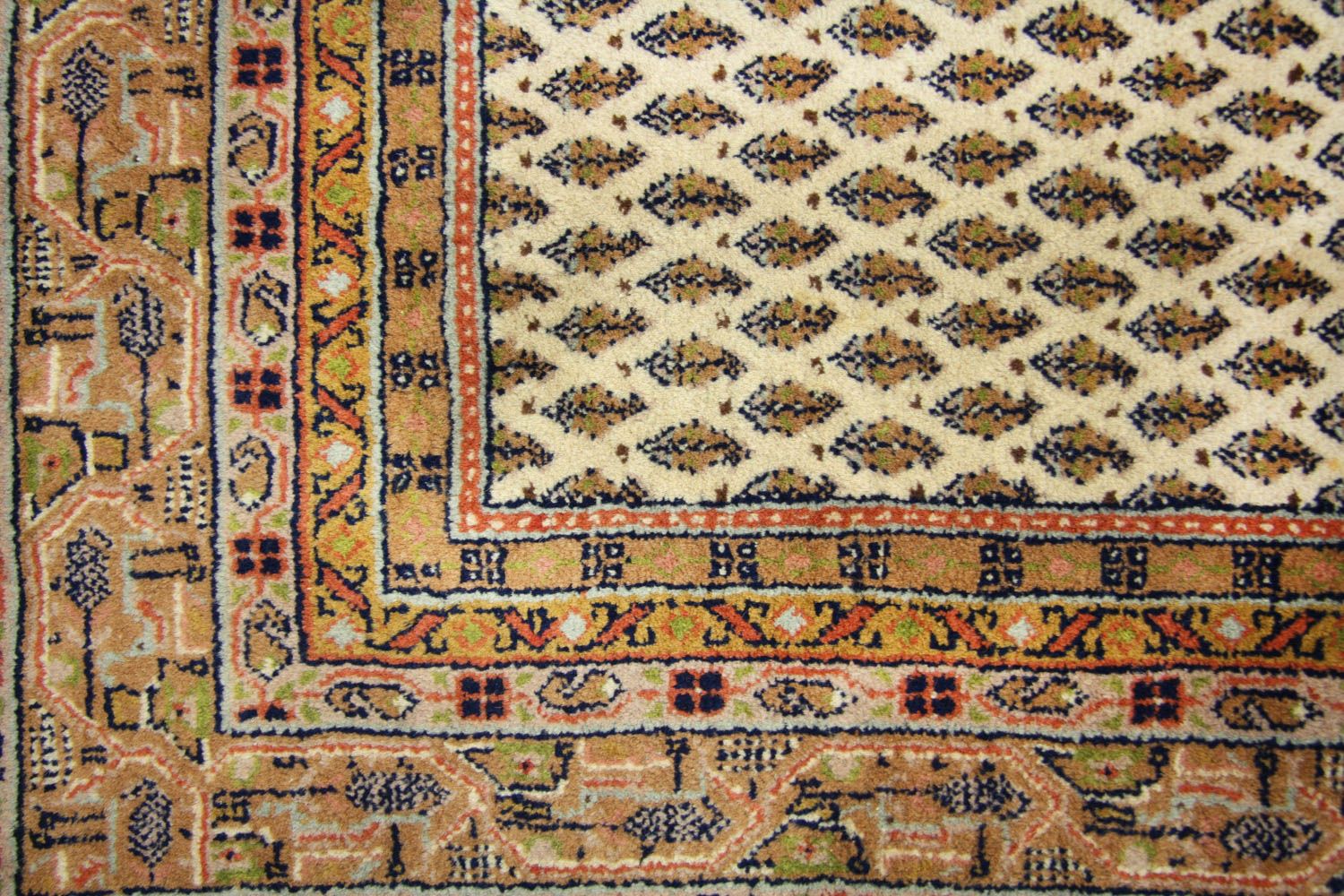 Alfombra persa - Mir - 243 x 166 cm - beige