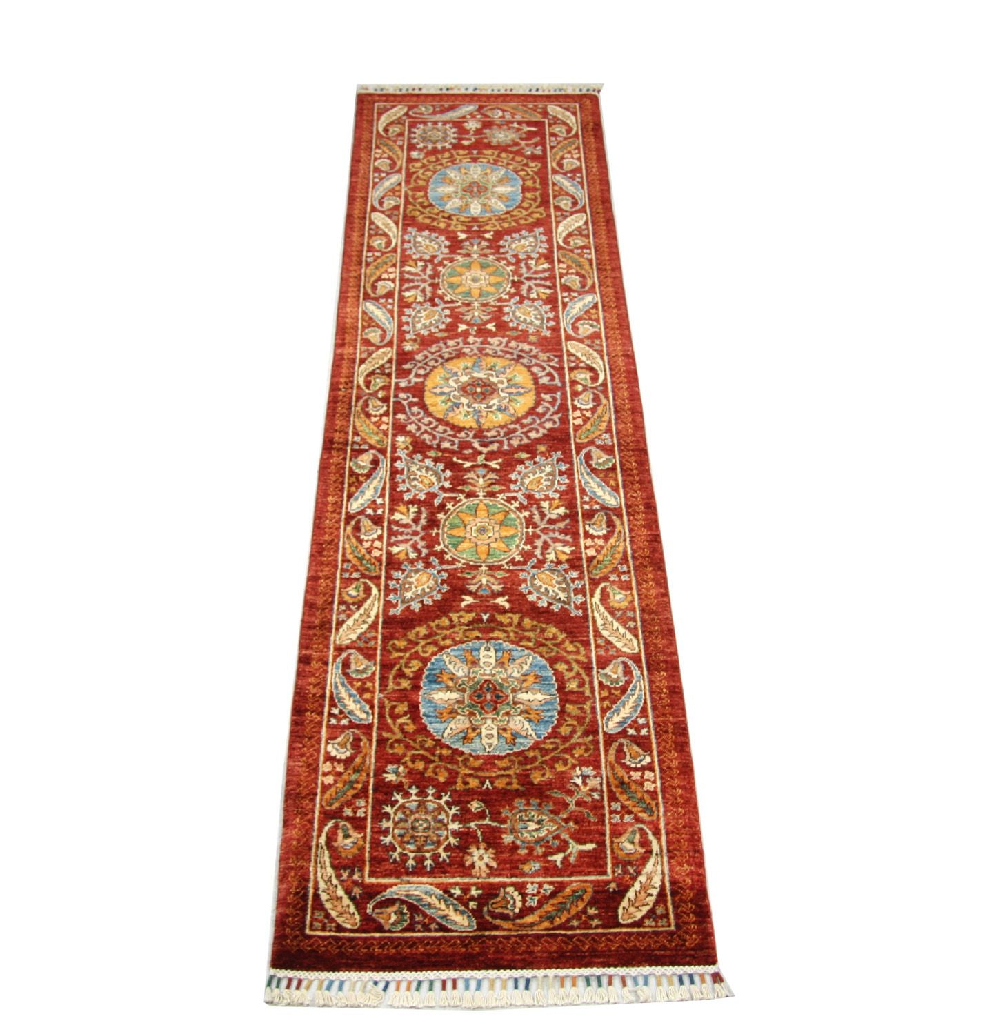 Alfombra de pasillo Alfombra Ziegler - 306 x 79 cm - rojo