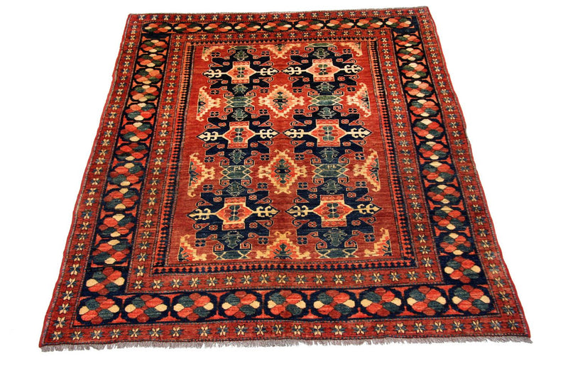 Alfombra Ziegler - Kazak - 248 x 176 cm - naranja