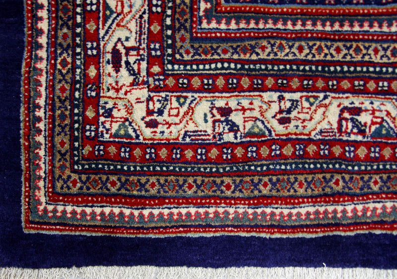 Alfombra persa - Mir cuadrado  - 267 x 266 cm - azul