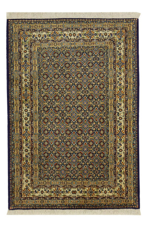 Alfombra persa - Clásica - 146 x 99 cm - verde oscuro