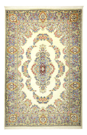 Alfombra persa - Clásica - Real - 214 x 149 cm - crema