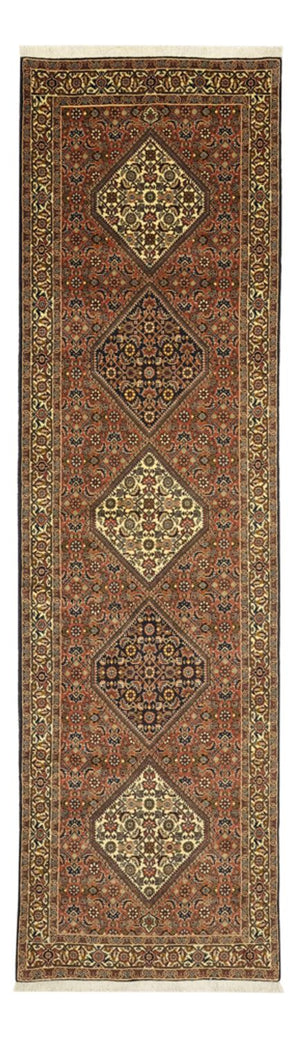 Alfombra de pasillo Alfombra persa - Bidjar - 297 x 82 cm - terracota