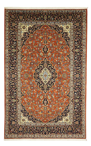 Alfombra persa - Keshan - 215 x 138 cm - terracota