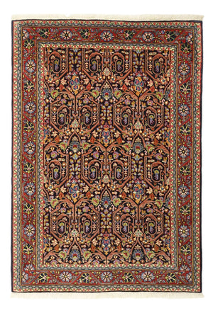Alfombra persa - Clásica - 147 x 103 cm - rojo oscuro