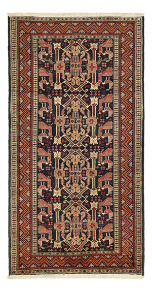 Alfombra de pasillo Alfombra Belutsch - 193 x 100 cm - terracota