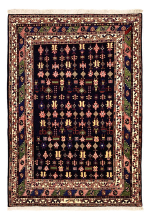 Alfombra persa - Clásica - 215 x 157 cm - azul oscuro