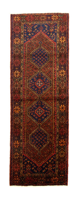 Alfombra de pasillo Alfombra persa - Nómada - 315 x 108 cm - azul