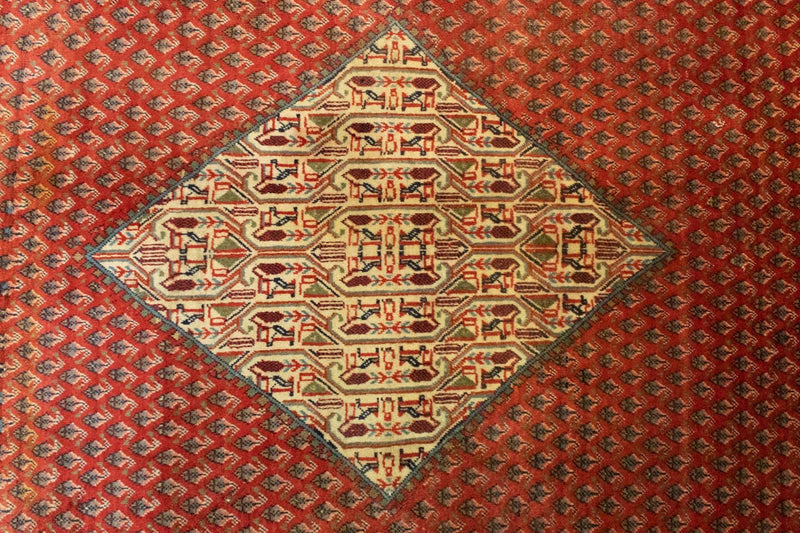 Alfombra persa - Mir - 314 x 217 cm - rojo