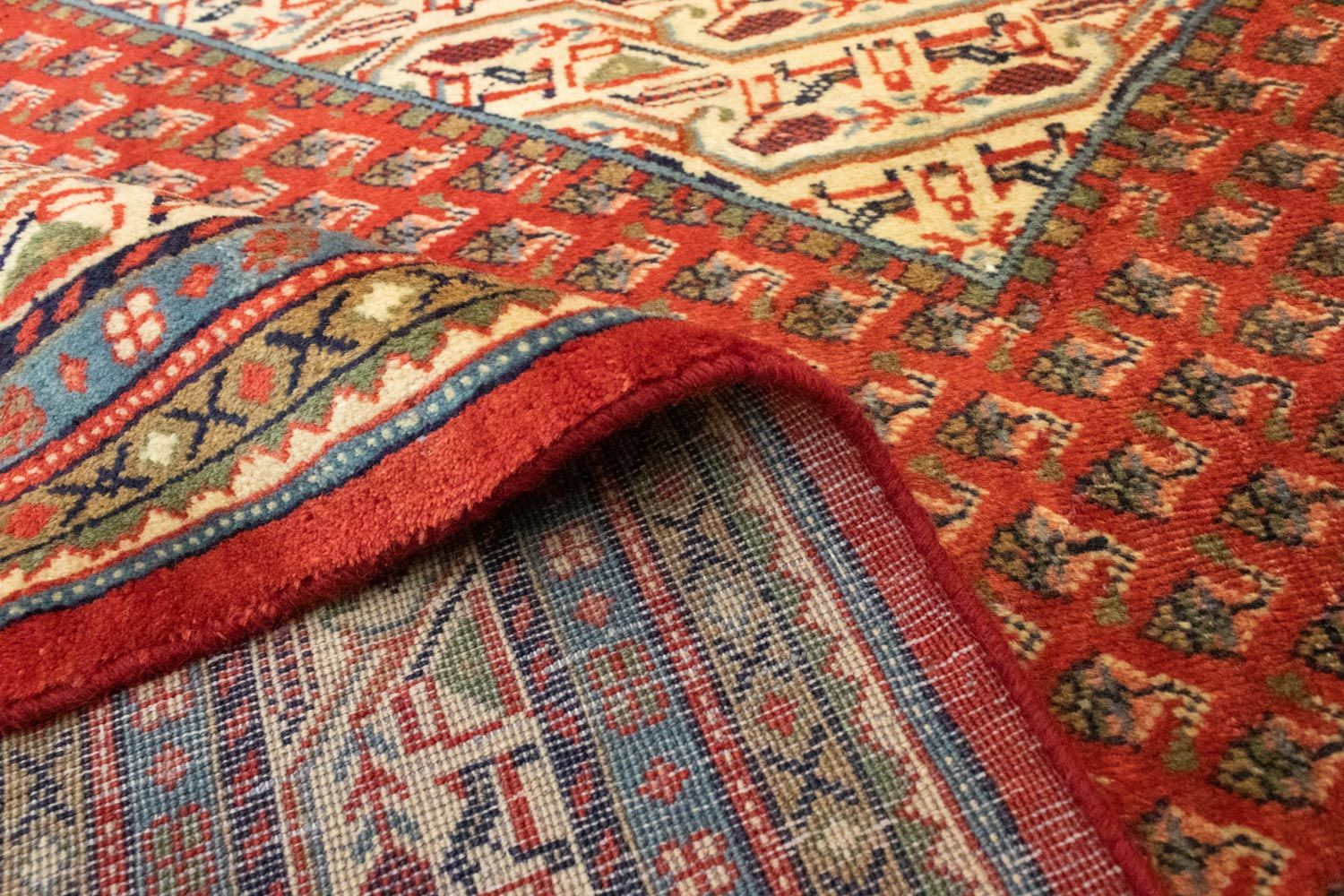 Alfombra persa - Mir - 314 x 217 cm - rojo