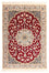 Alfombra Persa - Nain - Real - 148 x 96 cm - rojo oscuro
