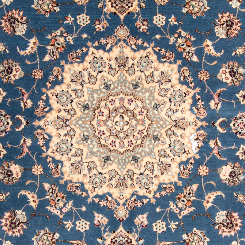 Alfombra Persa - Nain - Prima - 233 x 155 cm - azul oscuro